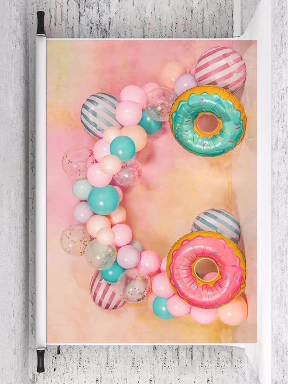 Donut Doughnut background backdrop Kate photography